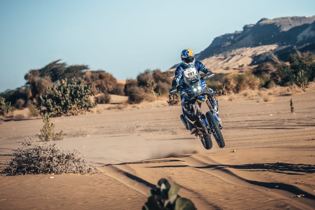 Mike Wiedemann im Einsatz in Afrika auf dem Africa Ecu Race